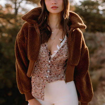 Luxe Jacket in Brown