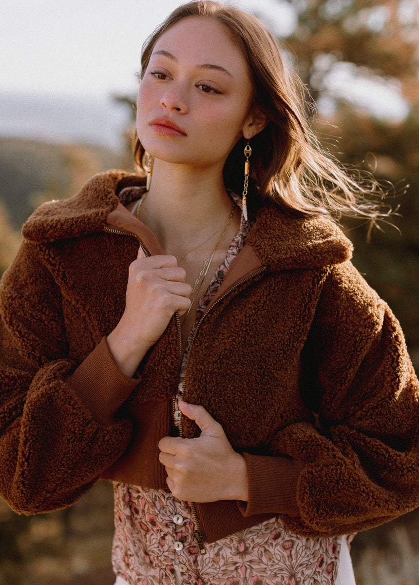 Luxe Jacket in Brown