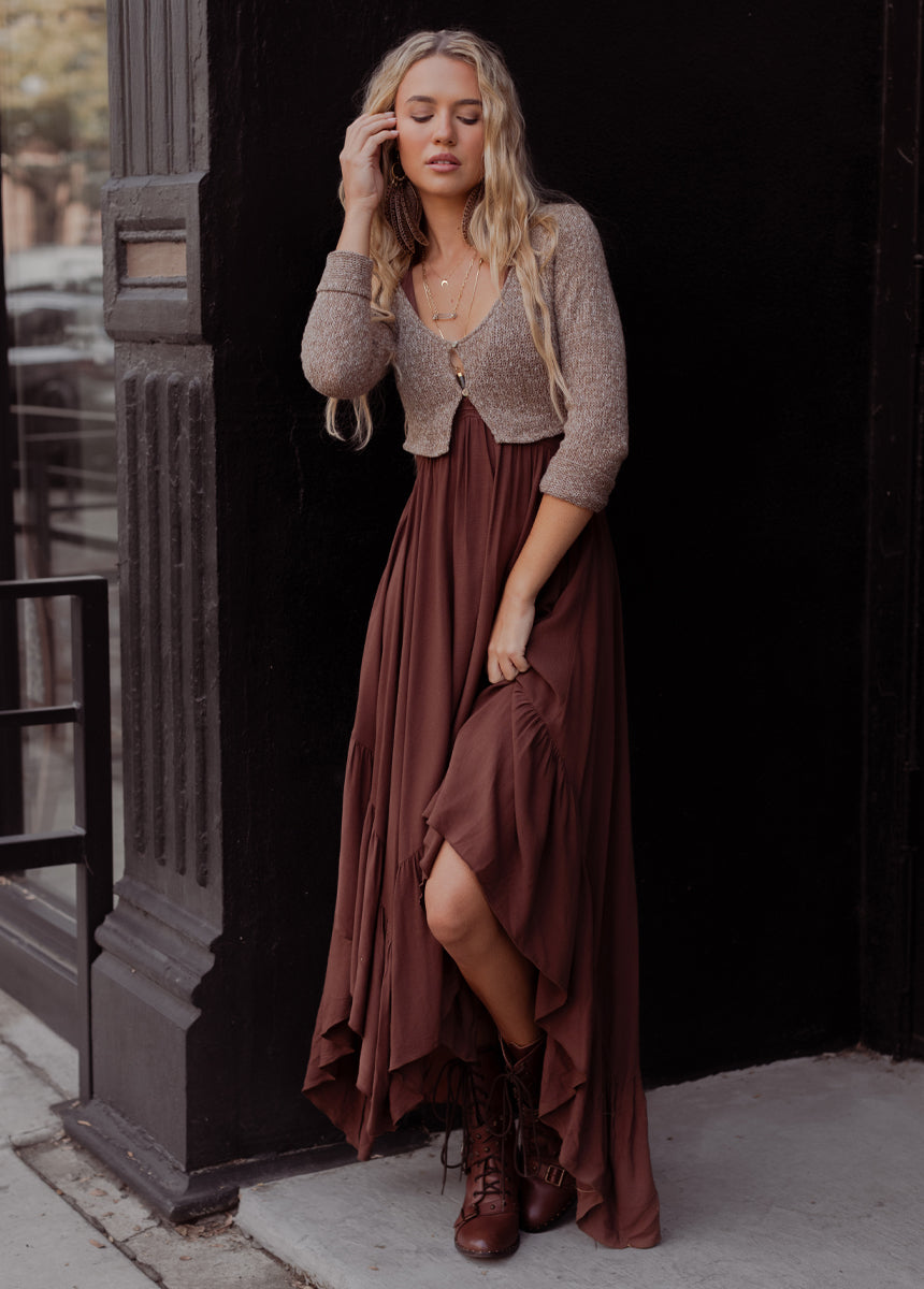 Adhara Sweater in Chestnut