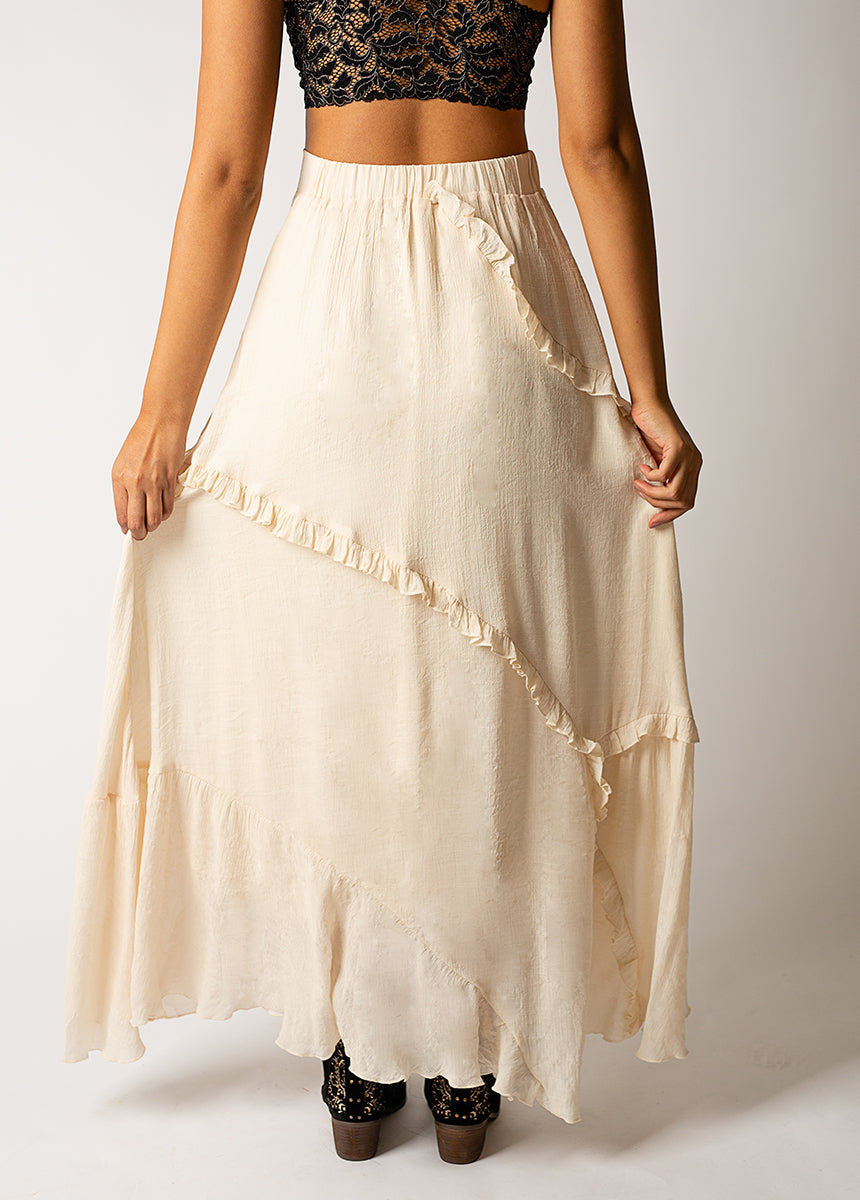 Makynna Skirt in Ecru