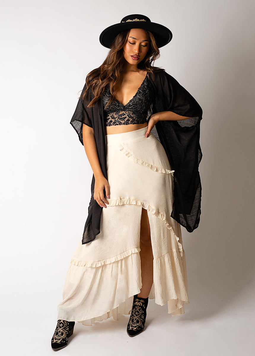 Makynna Skirt in Ecru