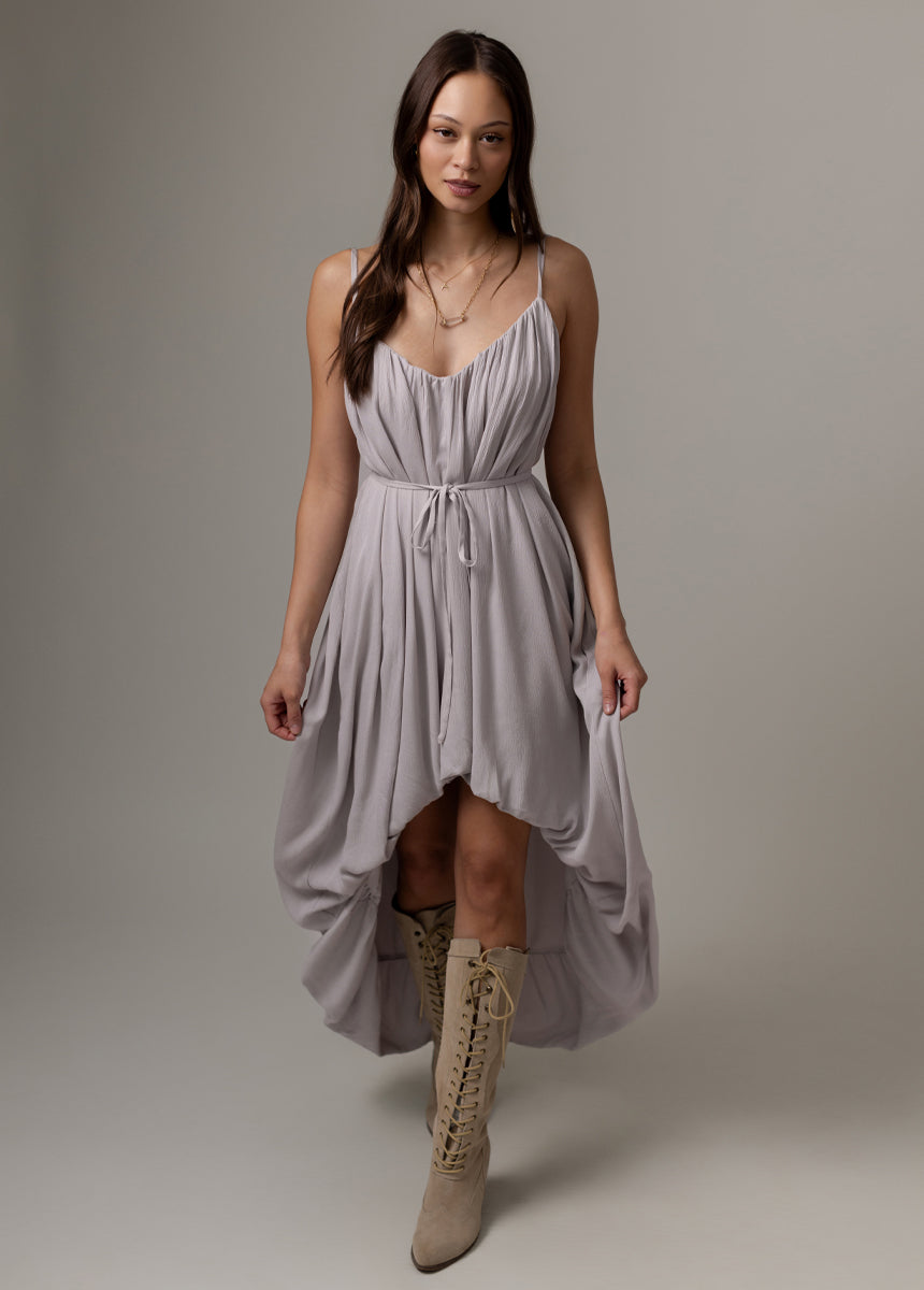 Maple Dress in Whisper Blue