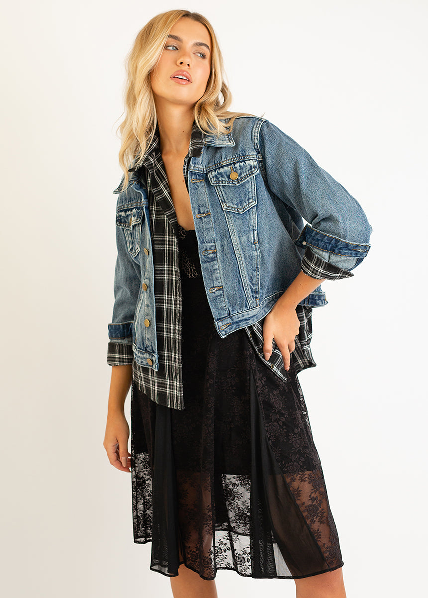 Serendipity Dress in Black Oat