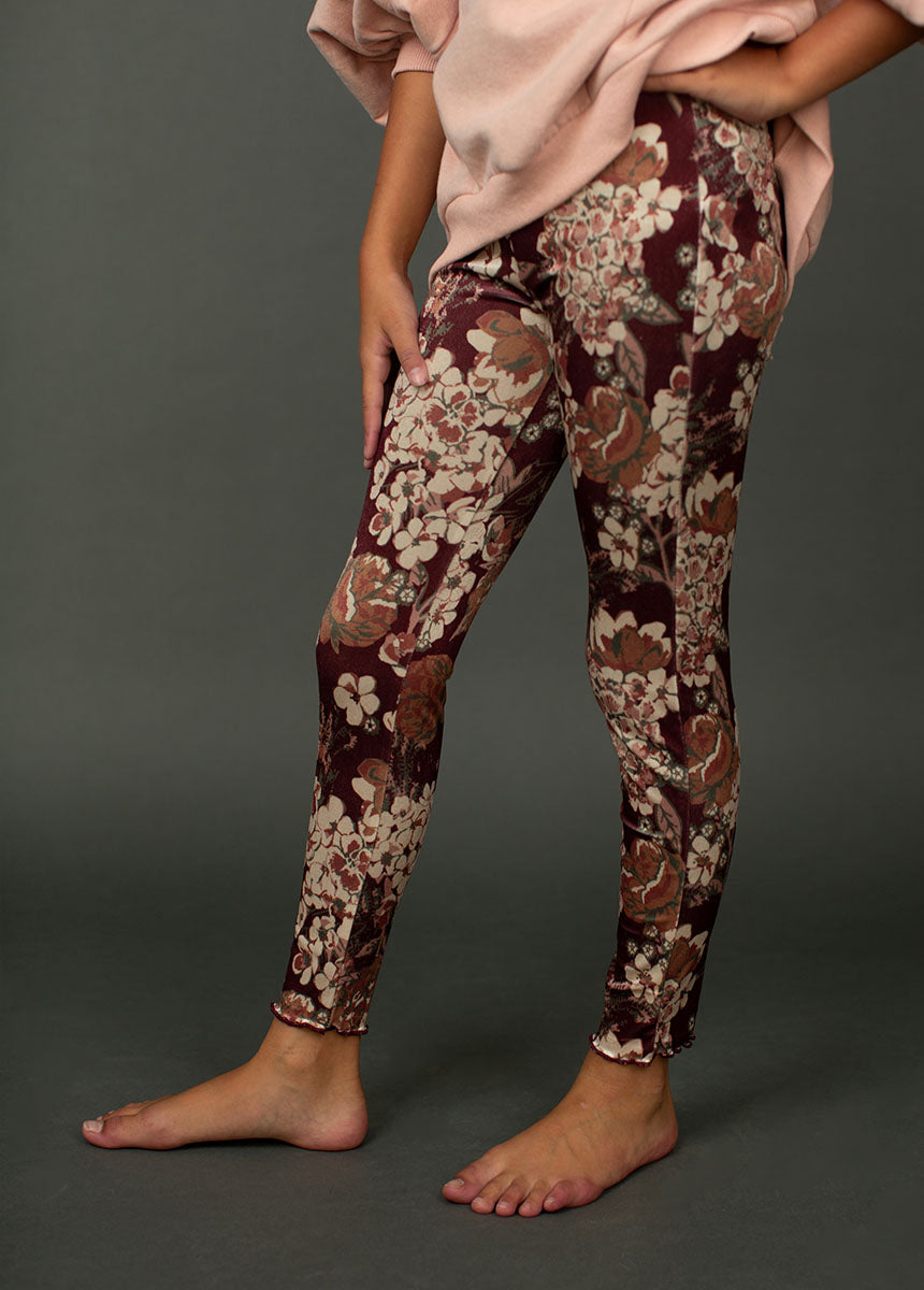 Myla Leggings in Currant Floral