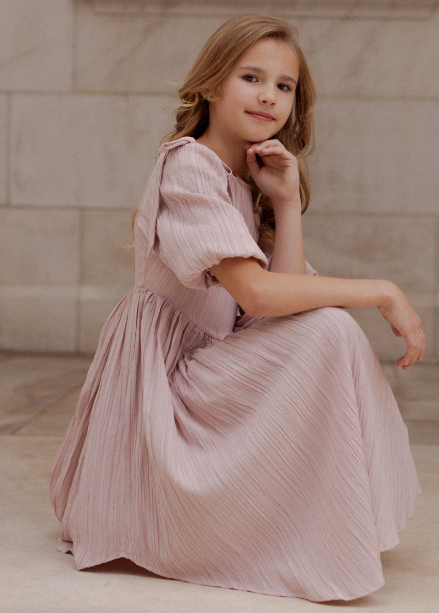 Maylie Dress in Desert Shell