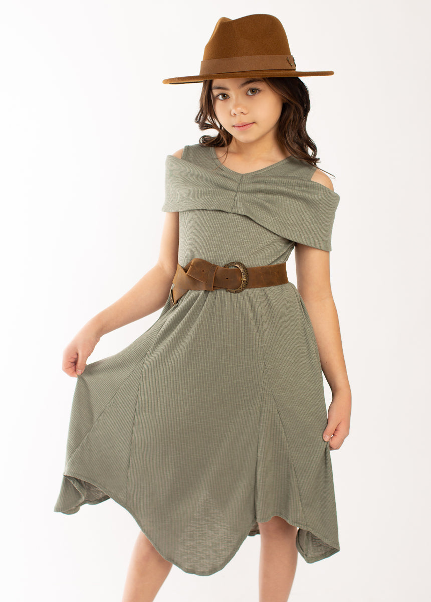 Joyfolie Girls Medora Maxi Boho Dress in Agave, Size 2 Joyfolie Girls Medora Maxi Boho Dress in Agave, Size 2