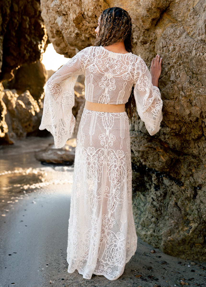 Mentari Dress in Cream