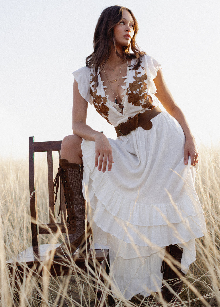 Mia Dress in Ivory L Mia Dress in Ivory L