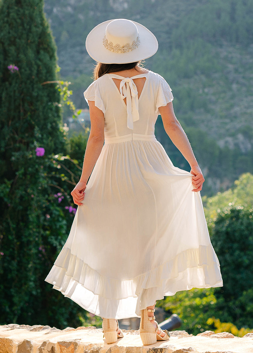 Mia Dress in Ivory L Mia Dress in Ivory L