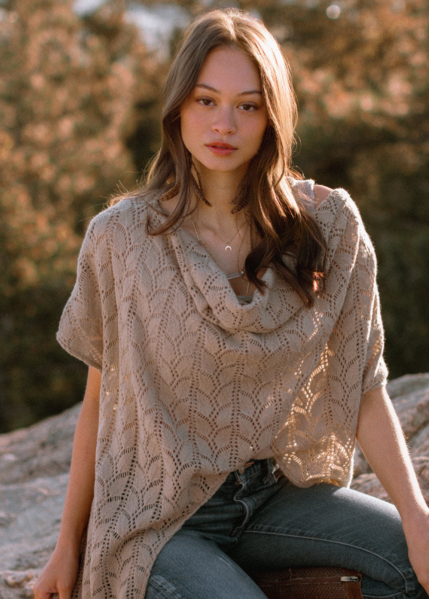 Morrigan Top in Almond