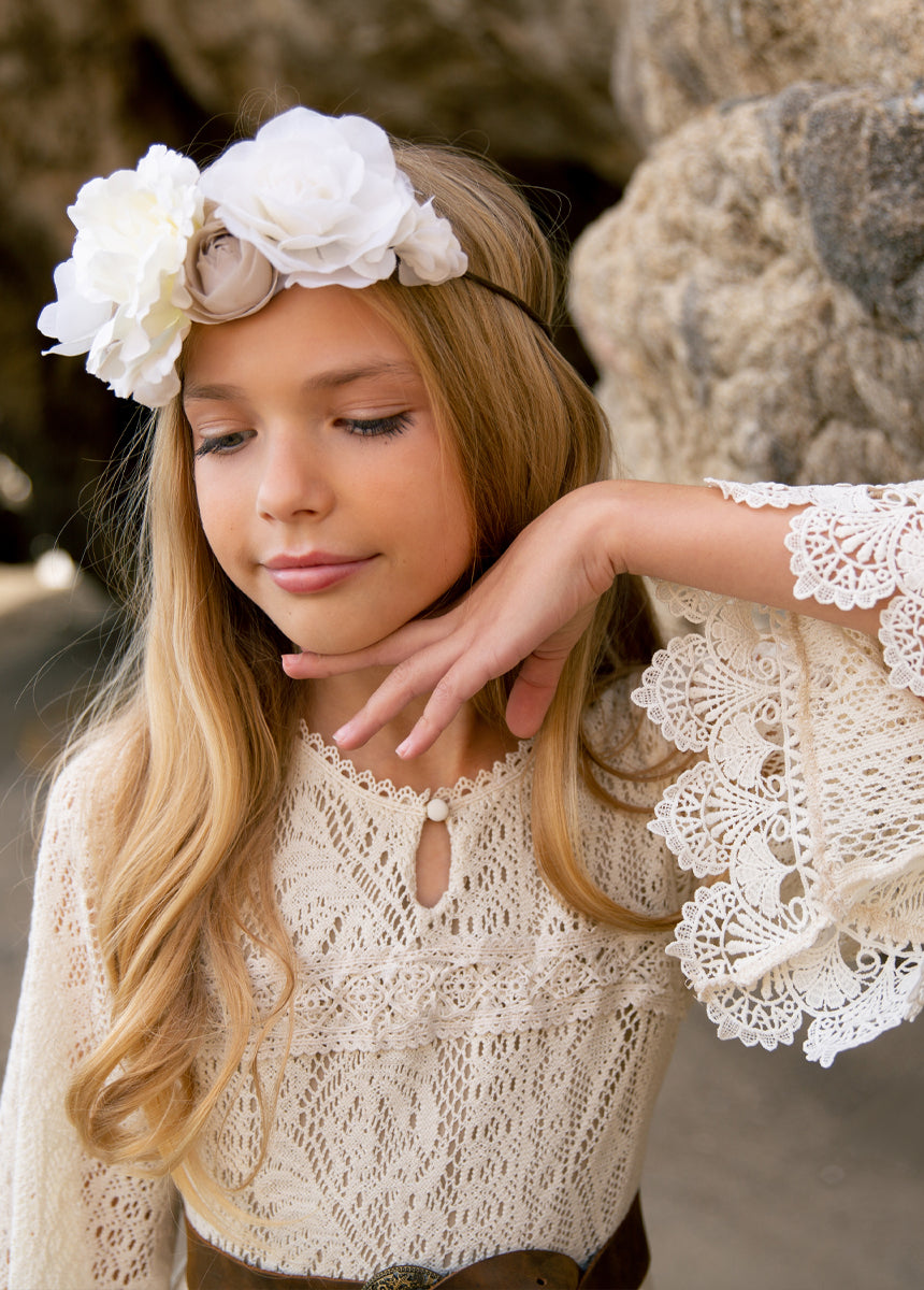 joyfolie dress Joyfolie GirlsAmberlyn Dress in Blush, Size 6