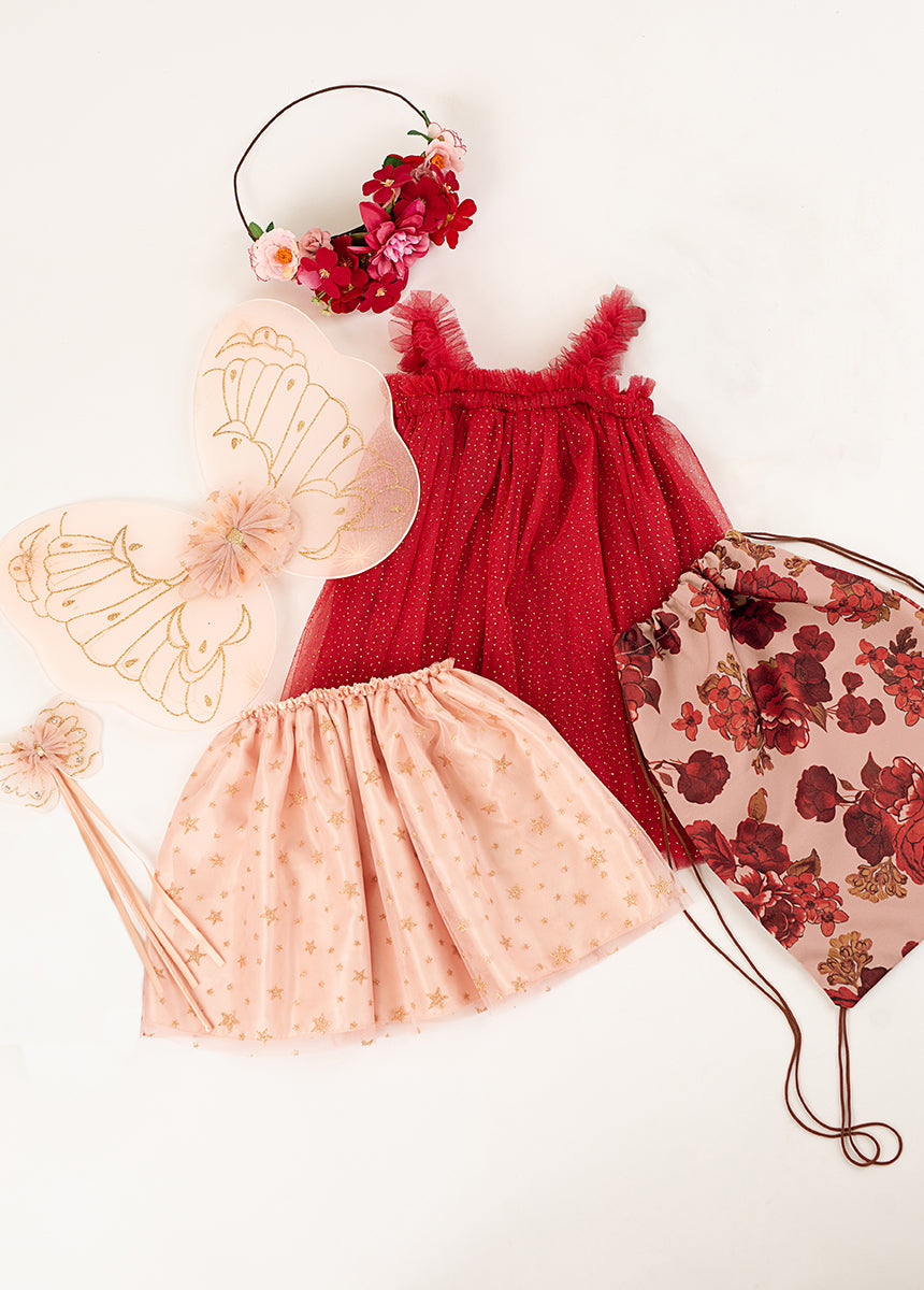 Girls Gift Set in Blush Floral