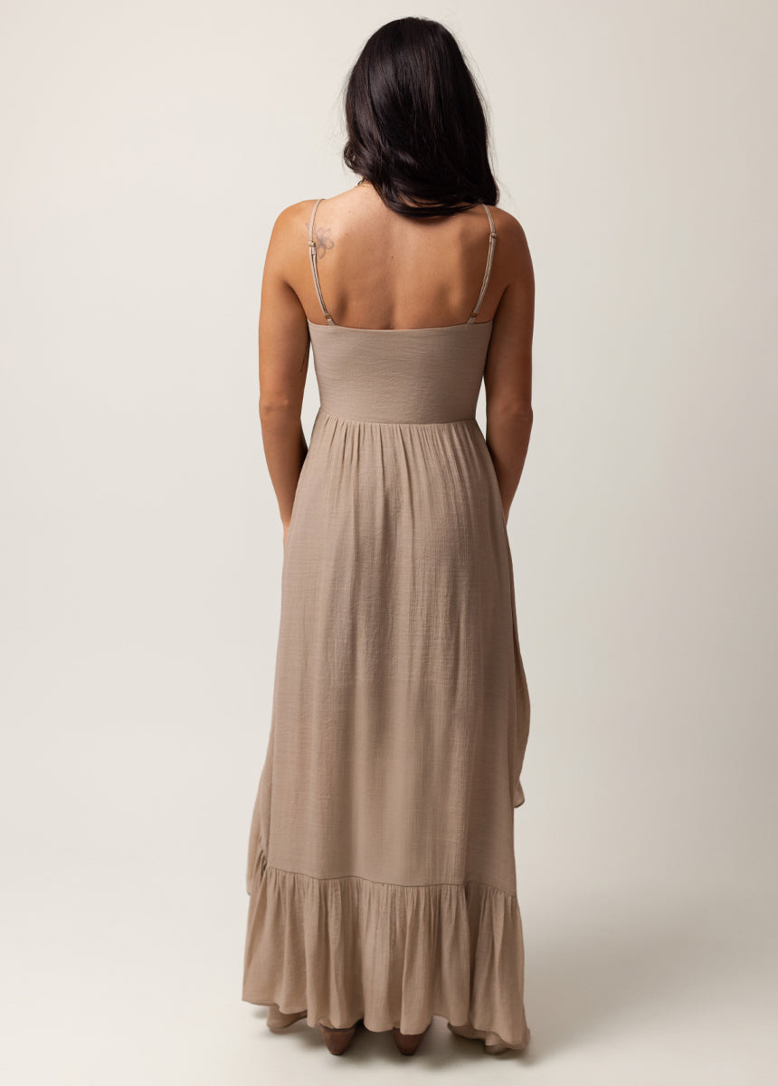 Nefeli Dress in Almond