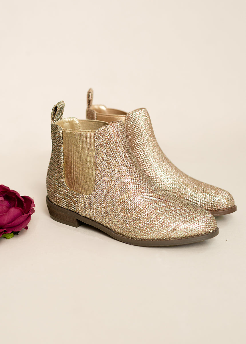 Chelsey Boot in Gold