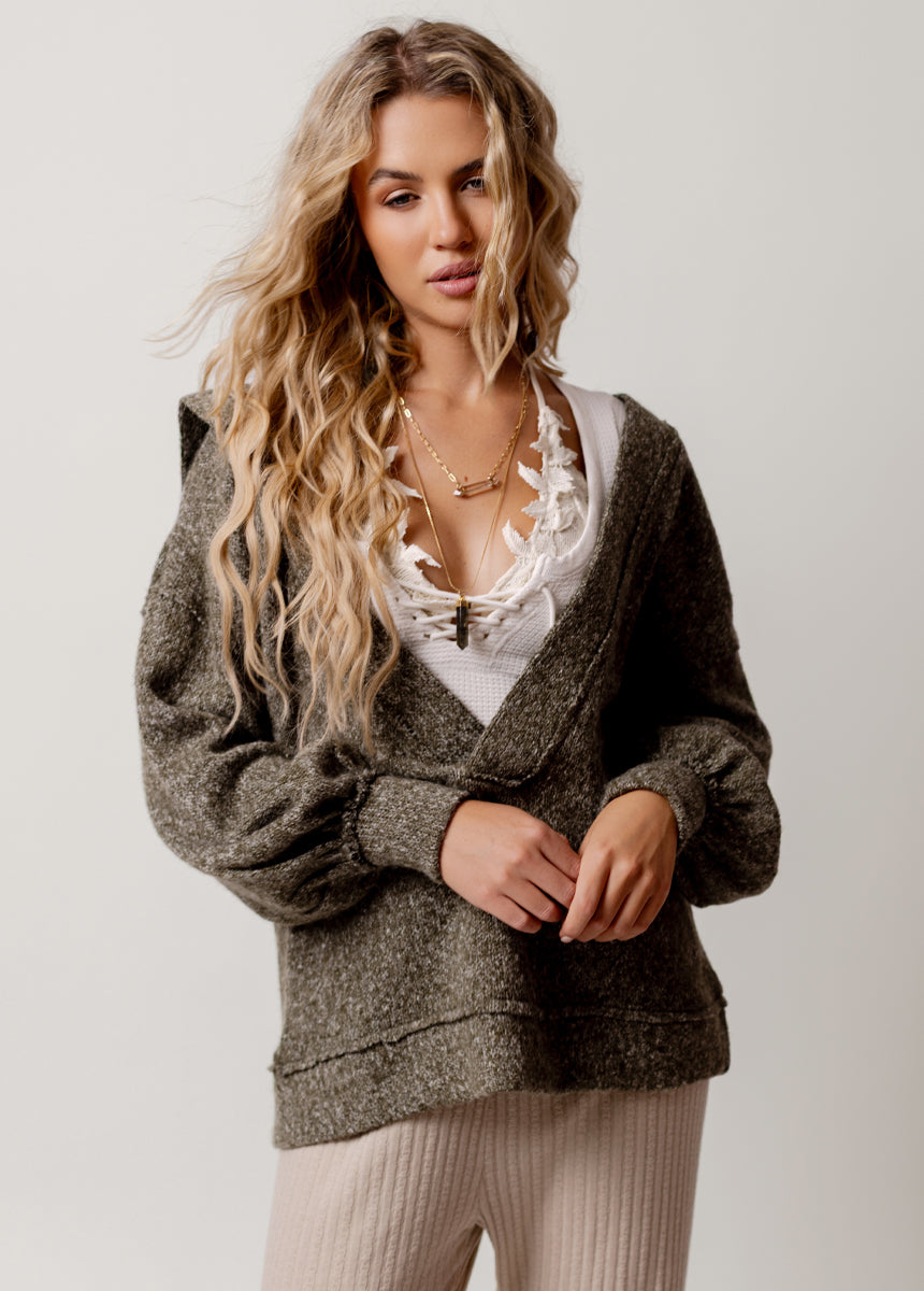 Ona Sweatshirt in Light Laurel