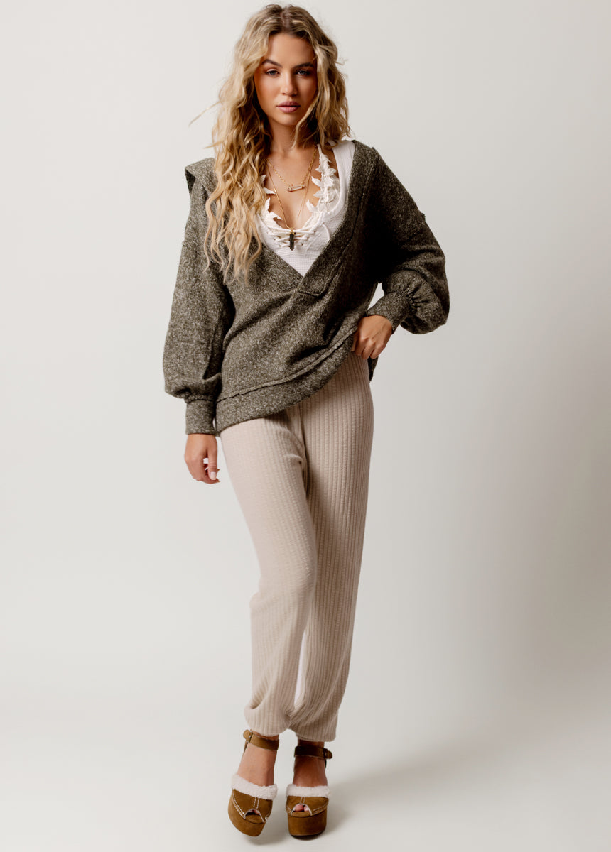 Ona Sweatshirt in Light Laurel