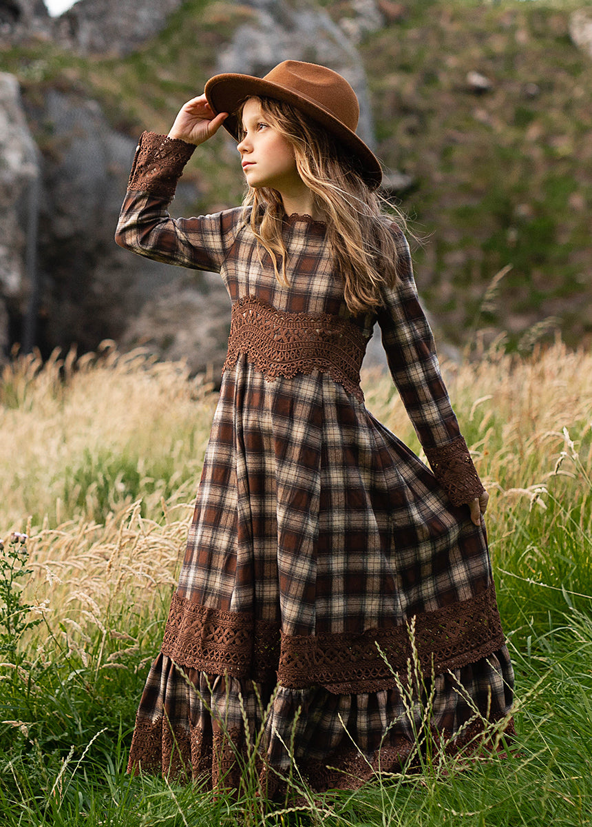 knee length dresses for ladies Modern Romantic Plaid Linen Dress knee length dresses for ladies Modern Romantic Plaid Linen Dress