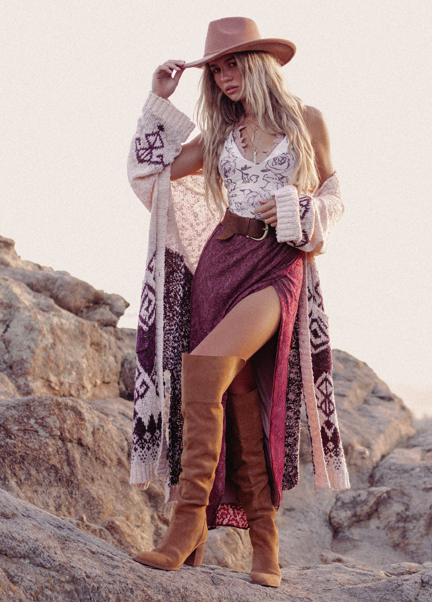 Anita Skirt in Deep Rose