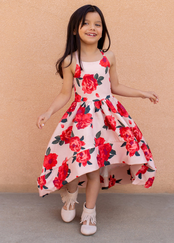 Pearl Dress in Shell Floral - Joyfolie