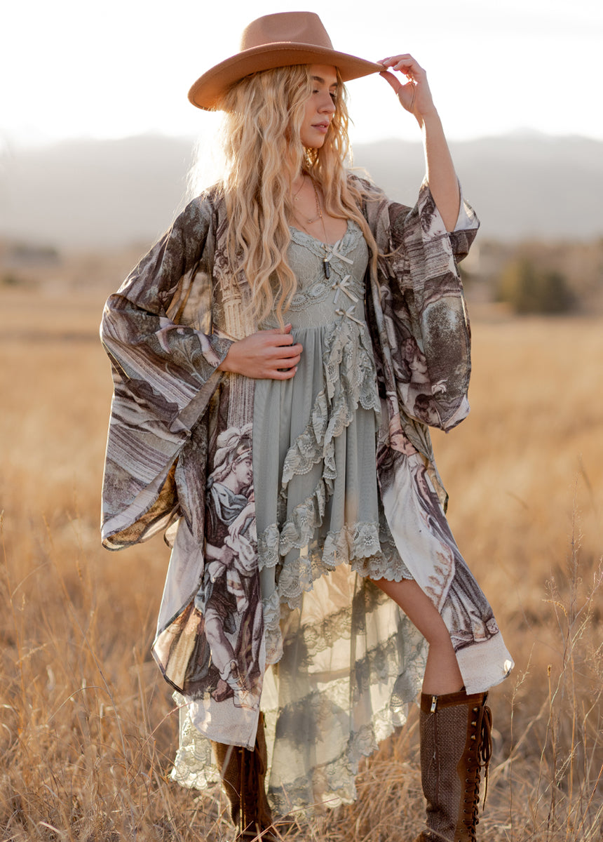 Pixie Duster in Tapestry Print - Joyfolie Pixie Duster in Tapestry Print - Joyfolie