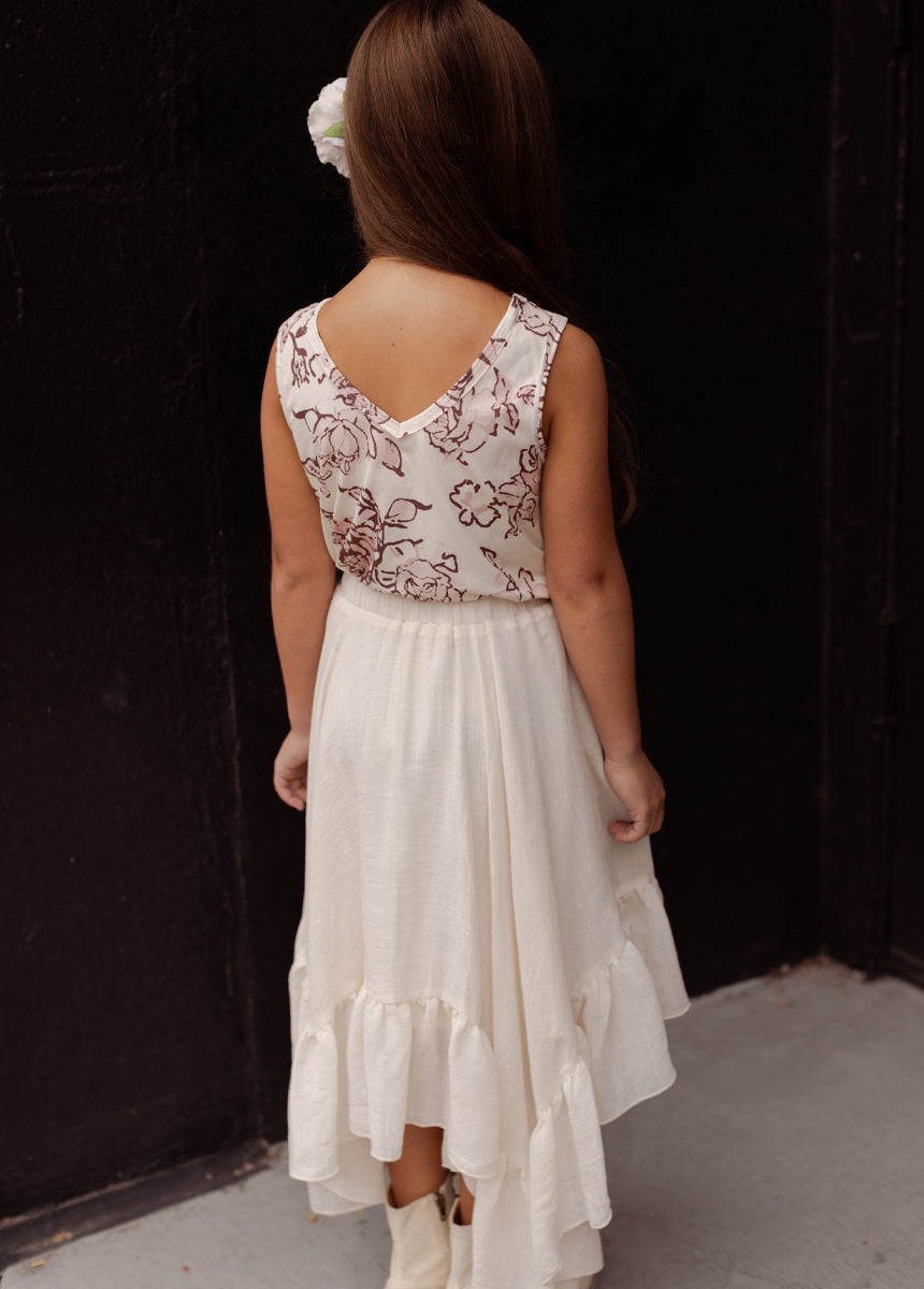 Poesie Skirt in Cream