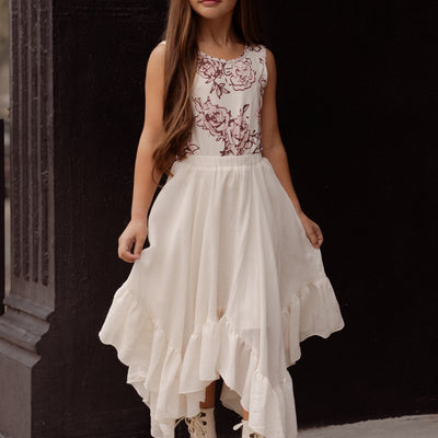 Poesie Skirt in Cream