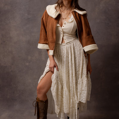 Poesy Skirt in Cream