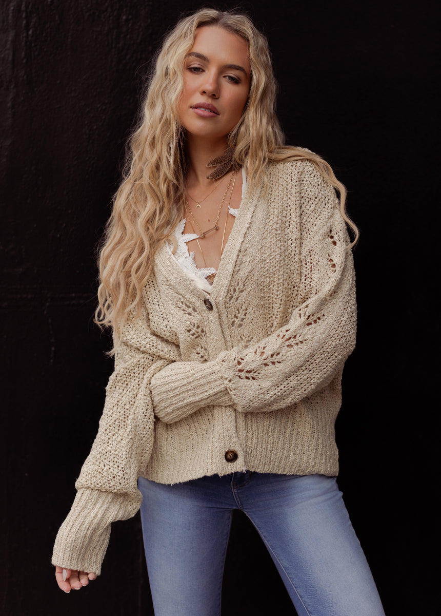 Prudence Sweater in Ecru