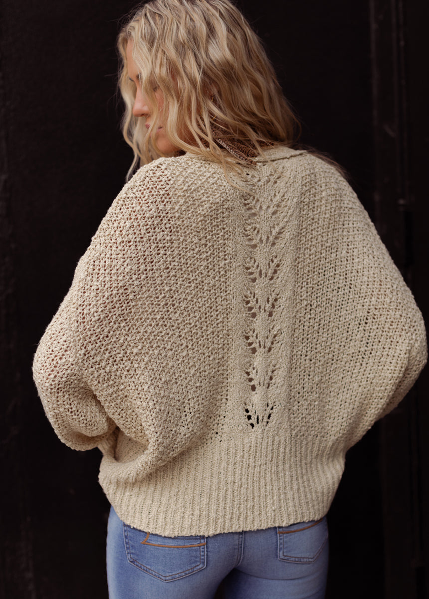 Prudence Sweater in Ecru