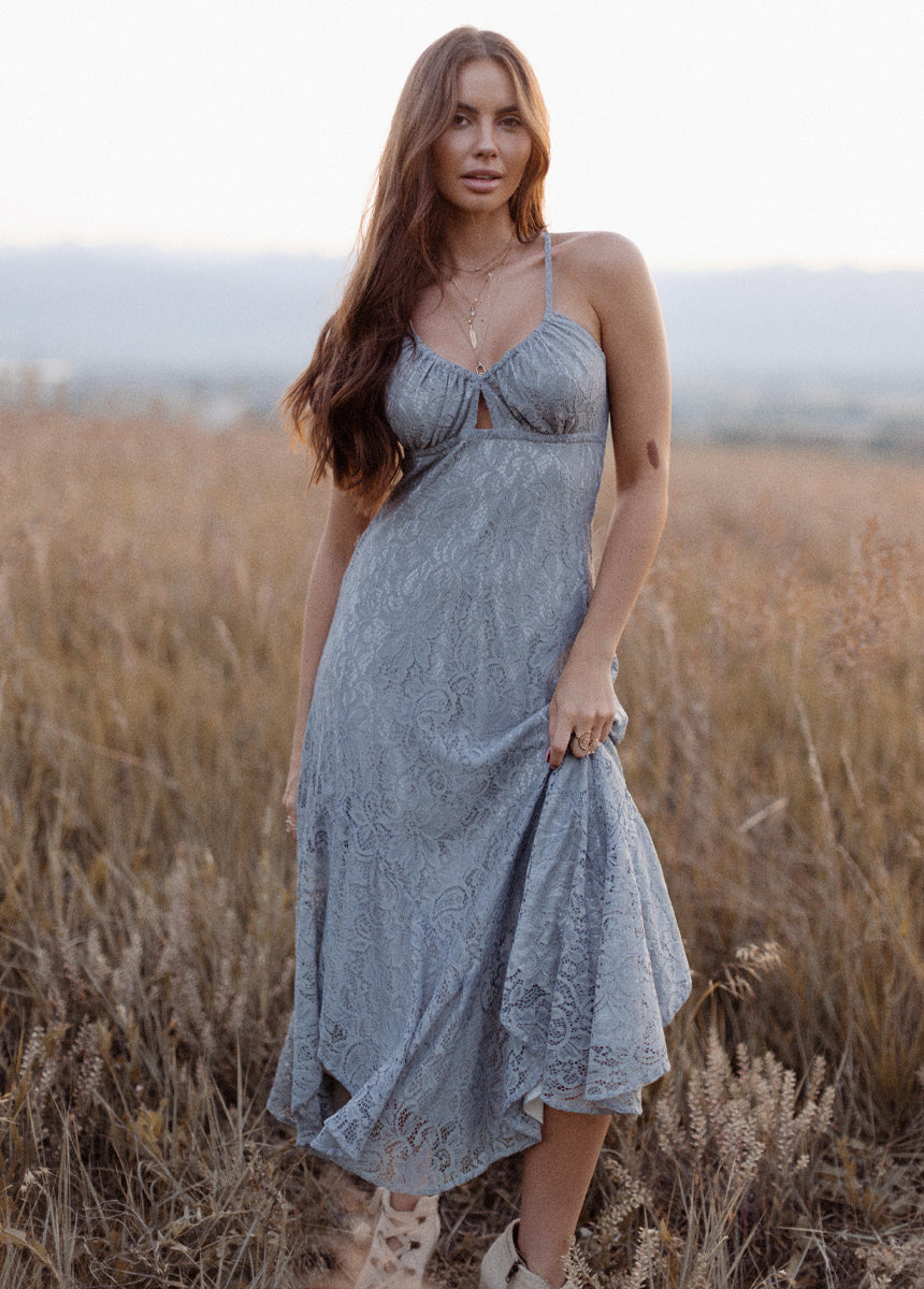 Ravyn Dress in Whisper Blue Ravyn Dress in Whisper Blue