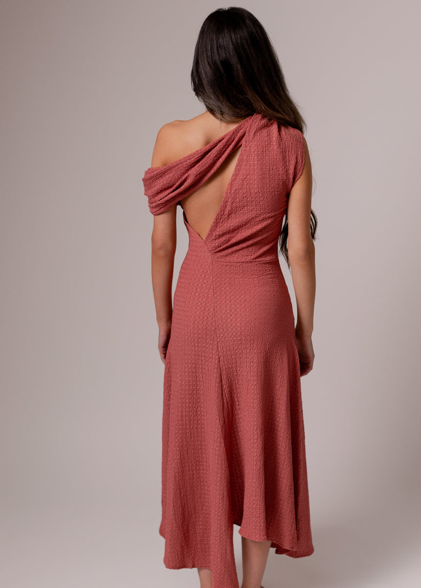 Roxanya Dress in Dusty Rose