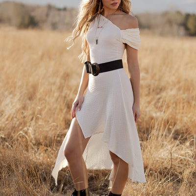 Roxanya Dress in Cream