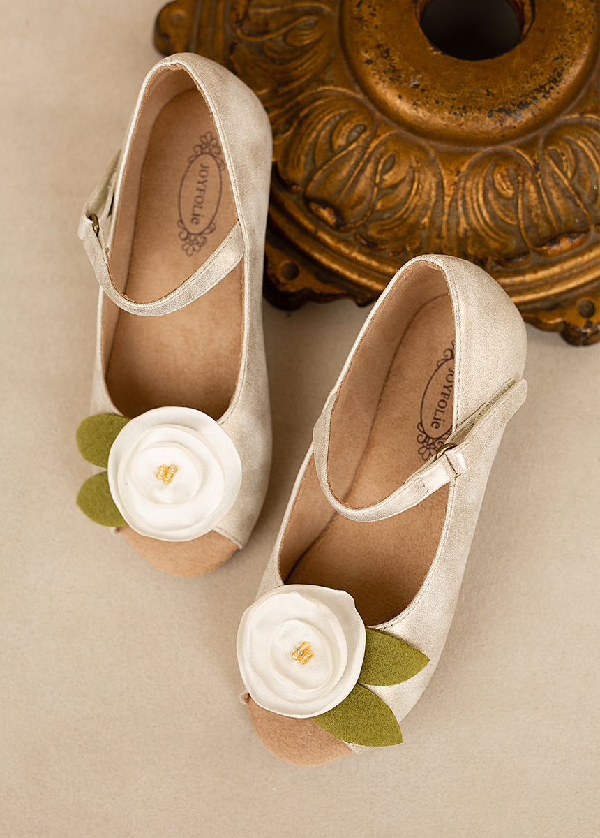 Charlotte Peep Toe in Ivory | Flower Girl Shoes | Joyfolie Bridal 11T Charlotte Peep Toe in Ivory | Flower Girl Shoes | Joyfolie Bridal 11T