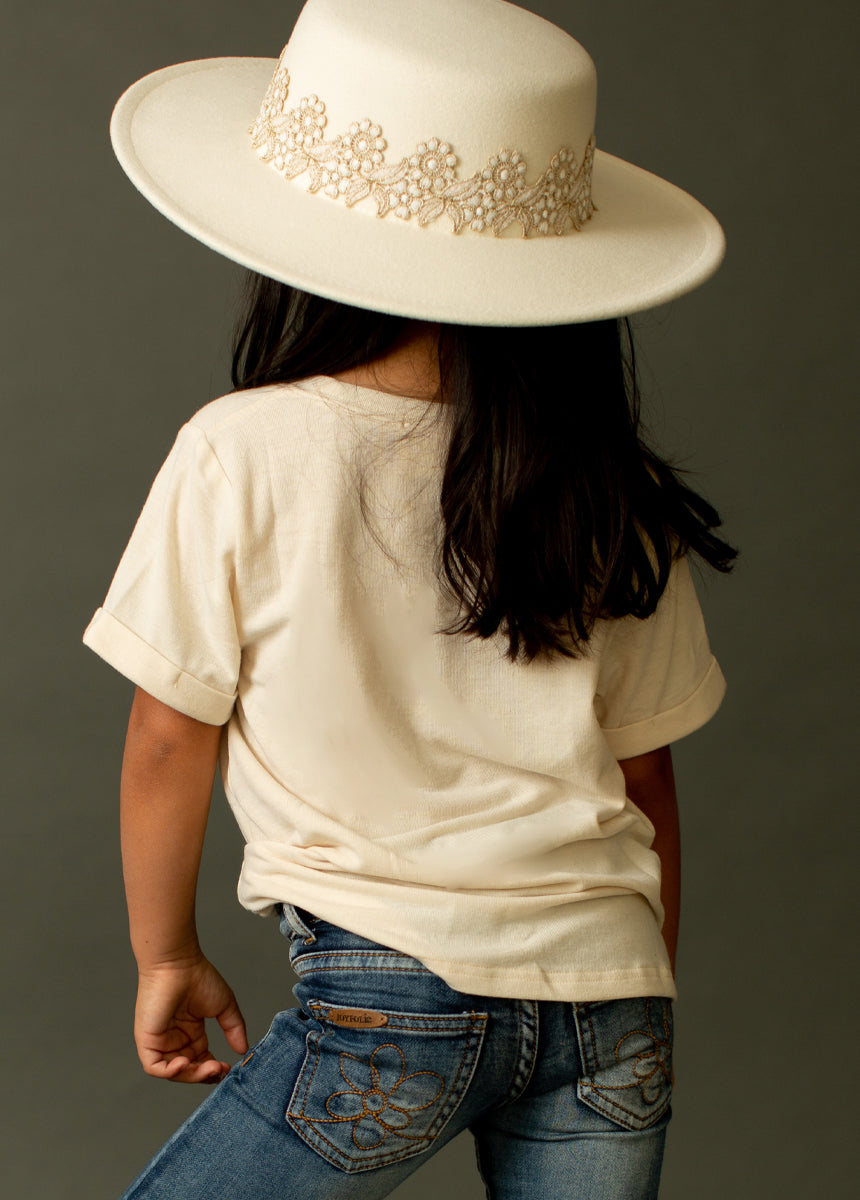 Sacred Heart Tee in Gardenia