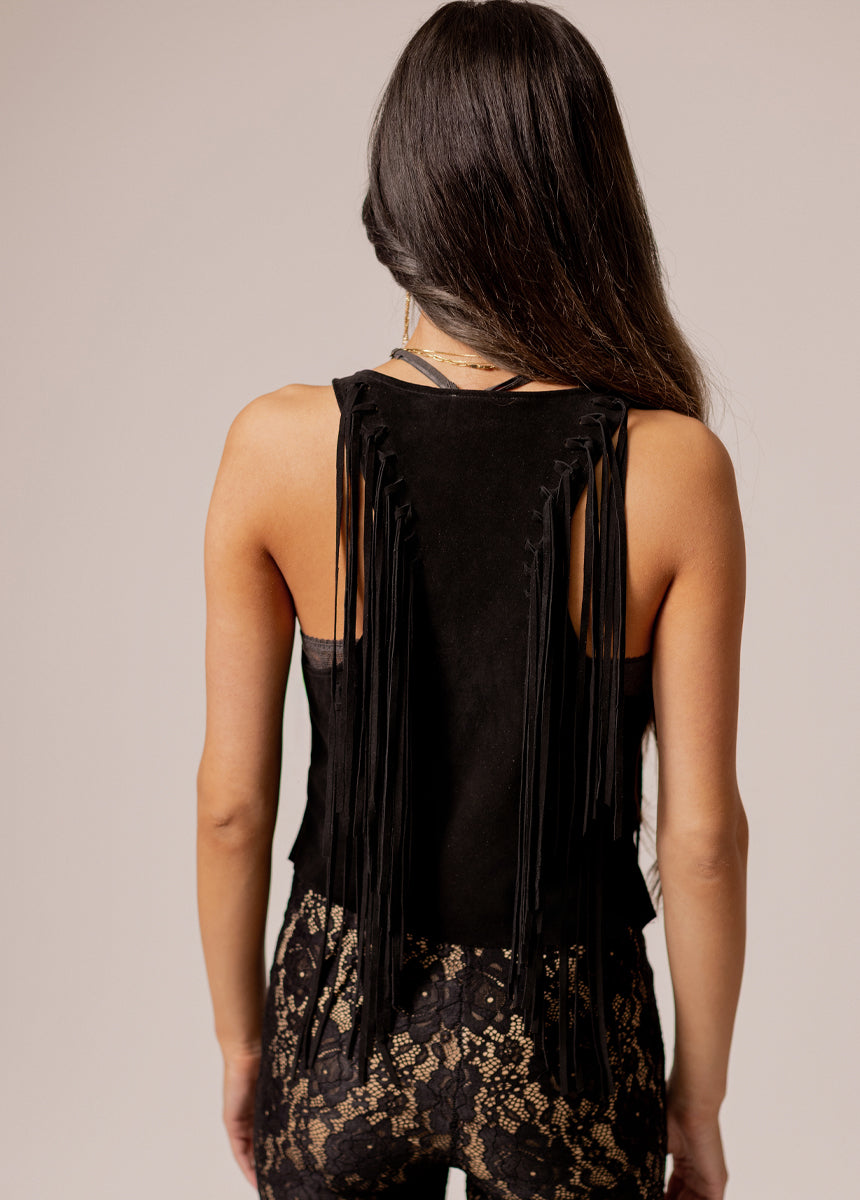 Salomi Vest in Black