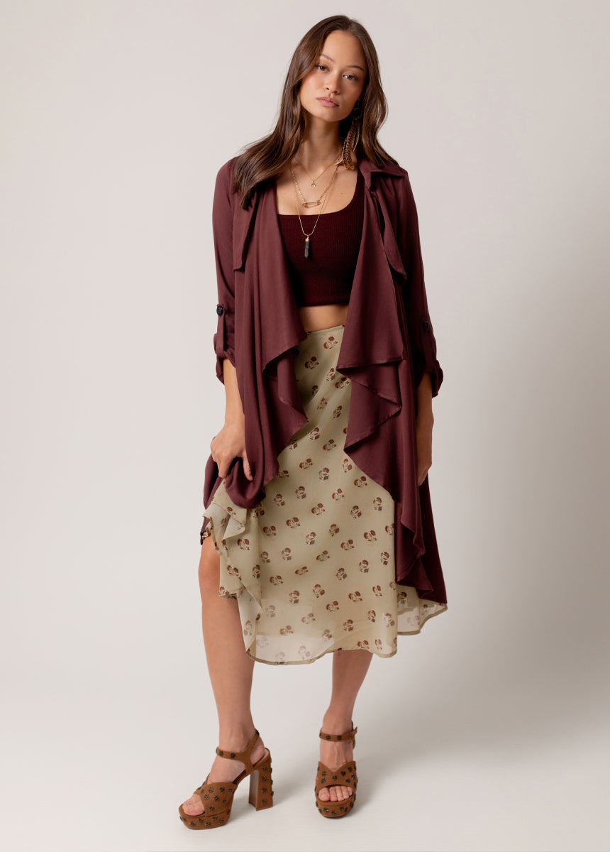 Sana Skirt in Floral Dot