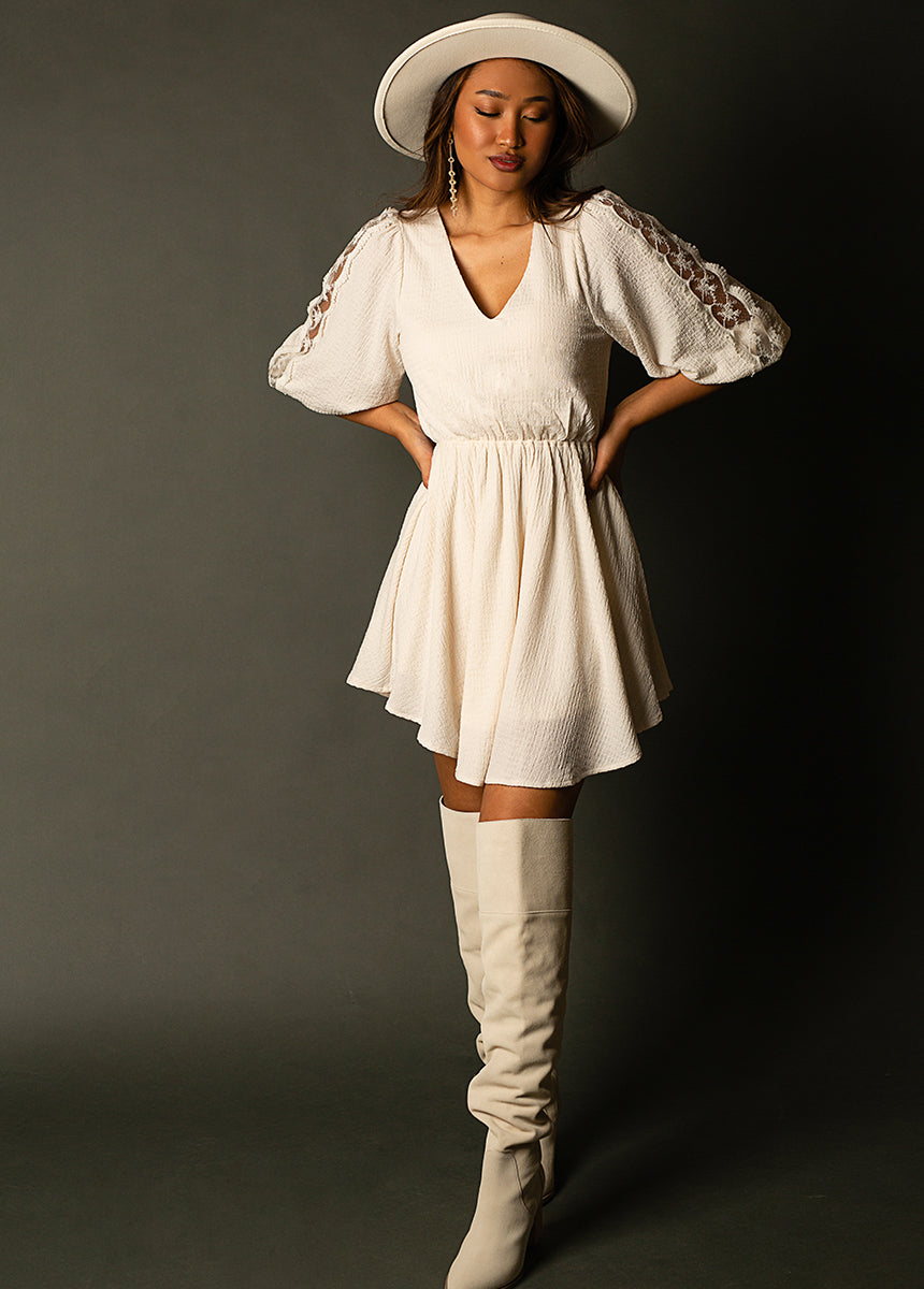 Sarai Dress in Cream