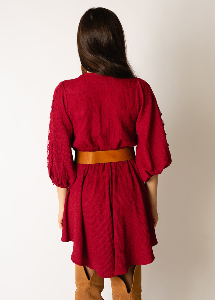 Sarai Dress in Rose Bud