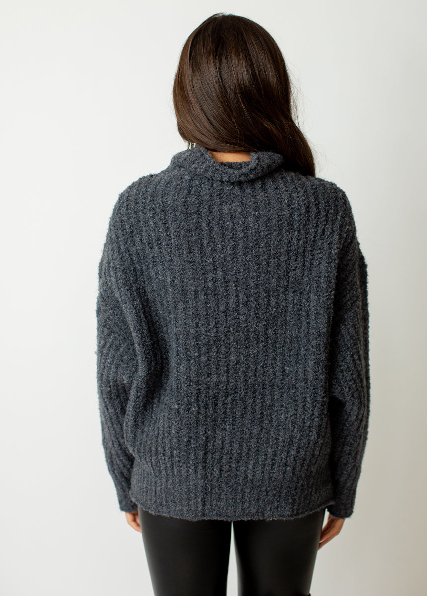 Kenzie Sweater in Heather Slate