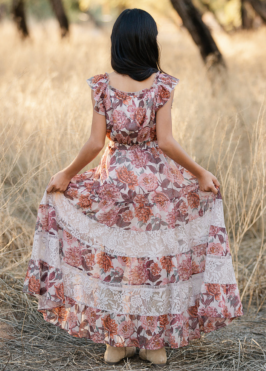 Shira Dress in Blush Floral