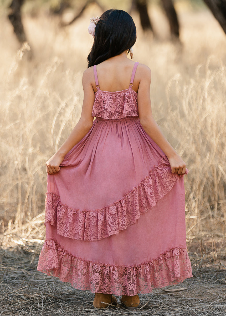 Siti Dress in Dusty Rose
