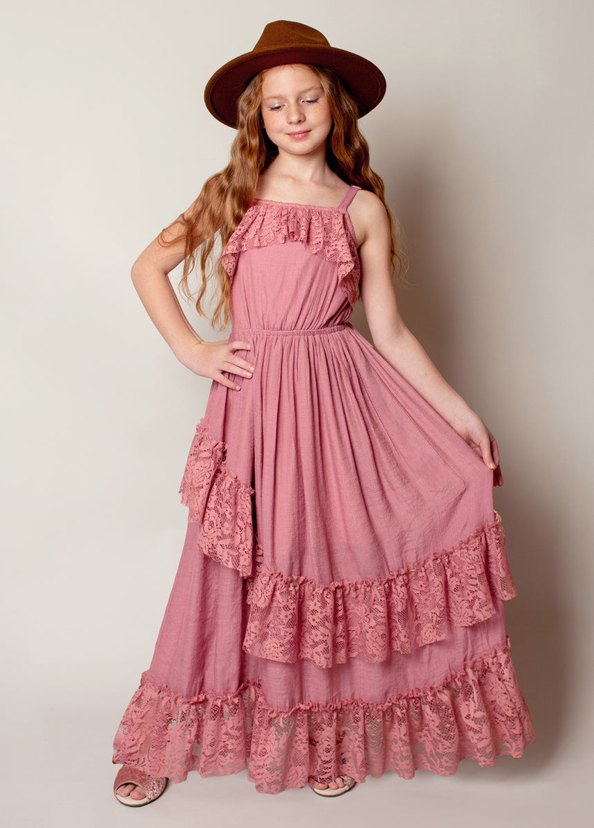 Siti Dress in Dusty Rose