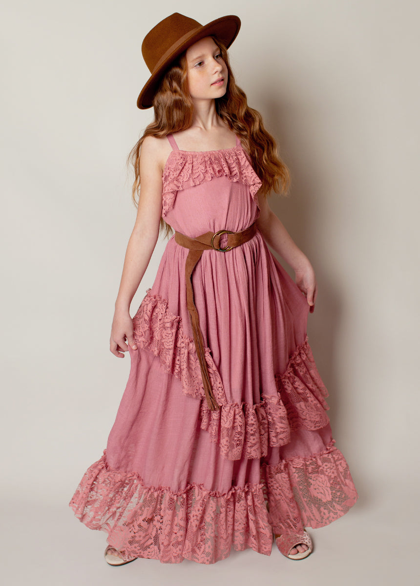 Siti Dress in Dusty Rose