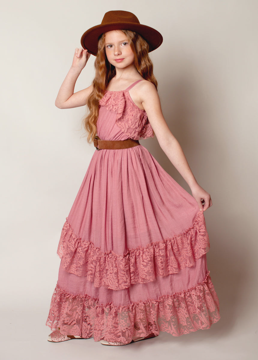 Siti Dress in Dusty Rose