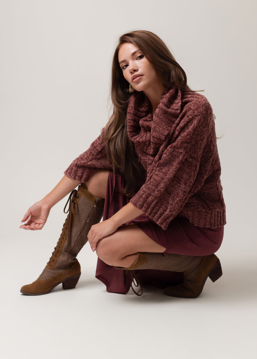 Soraya Dress in Berry