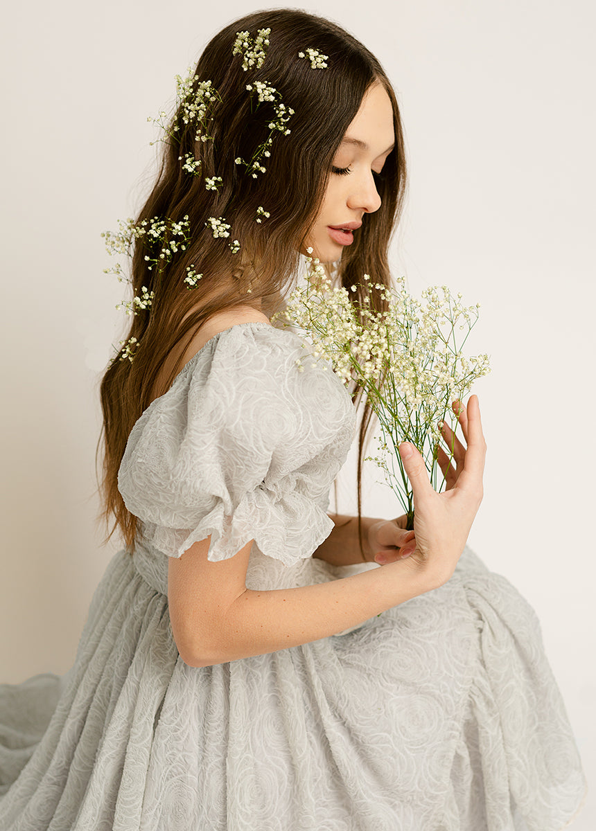 Swan Impact Dress in Smoke, XXL Swan Impact Dress in Smoke, XXL