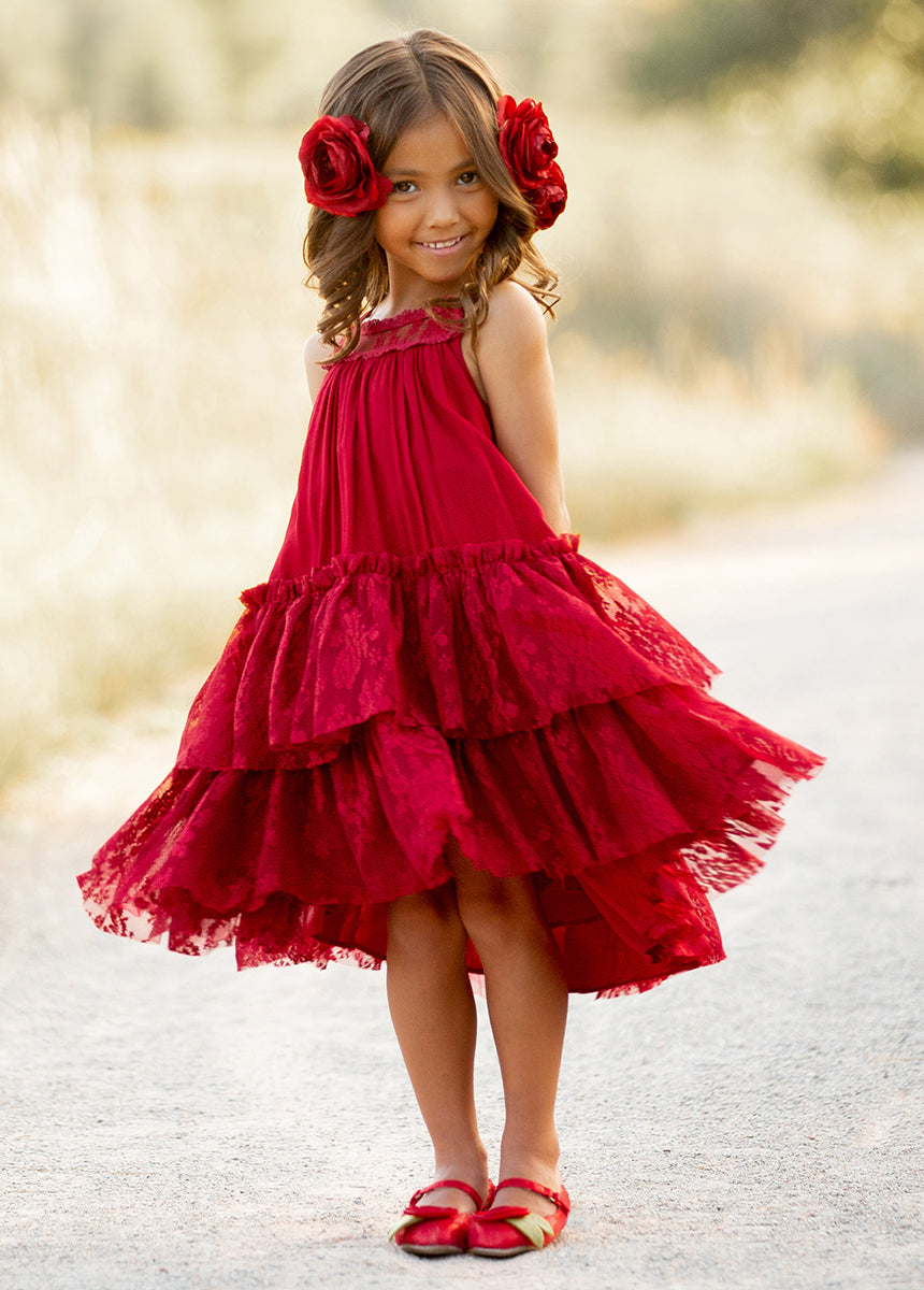 Catrina Dress in Crimson, 2 Catrina Dress in Crimson, 2