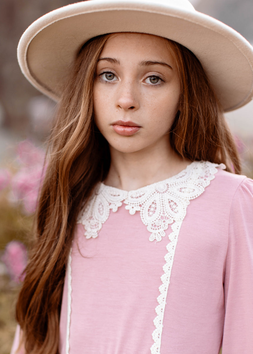 Joyfolie Girls Tatum Maxi Boho Dress in Pink, Size 6 Joyfolie Girls Tatum Maxi Boho Dress in Pink, Size 6