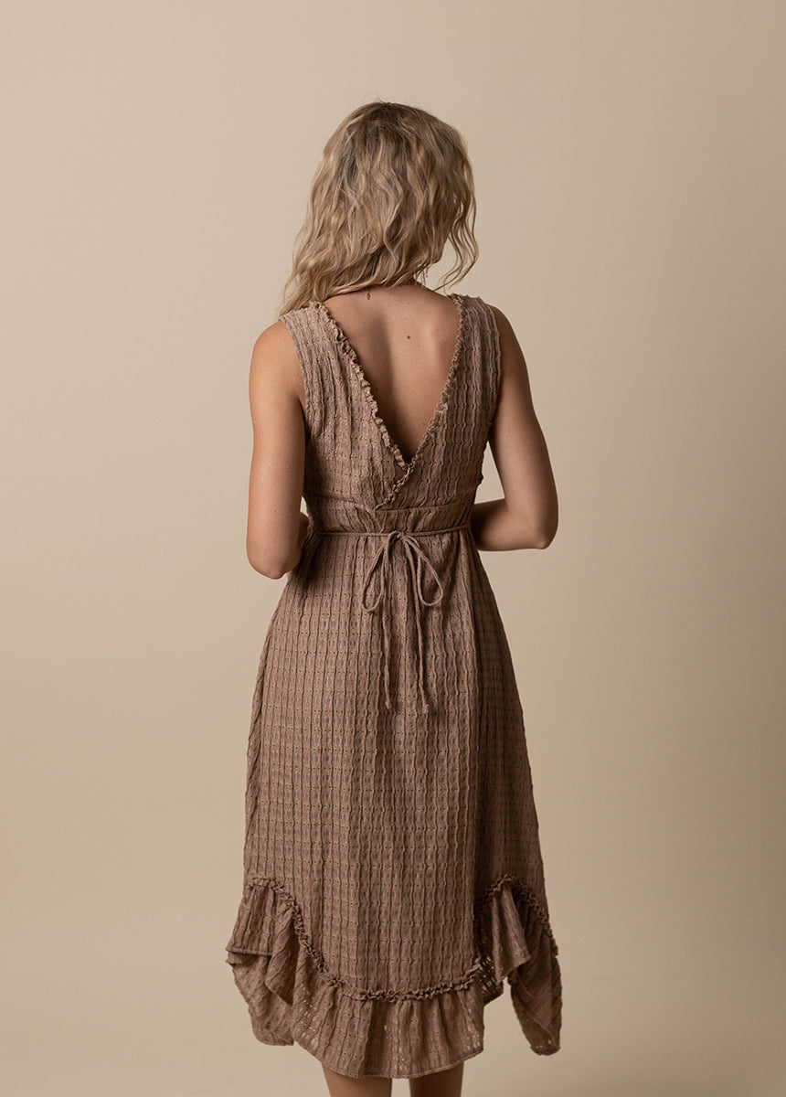 Tea Dress in Taupe