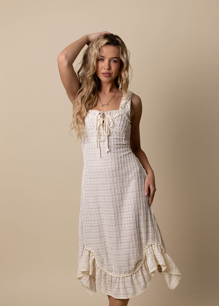Tea Dress in Cream